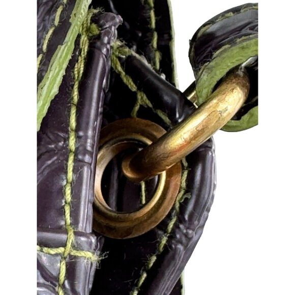 Vintage Beuno Purse Embossed Flap Closer Buckle Shoulder Bag Purse - Picture 6 of 11